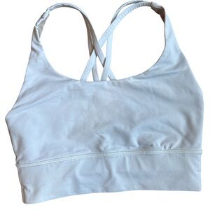 Lululemon White Energy Bra Size 4